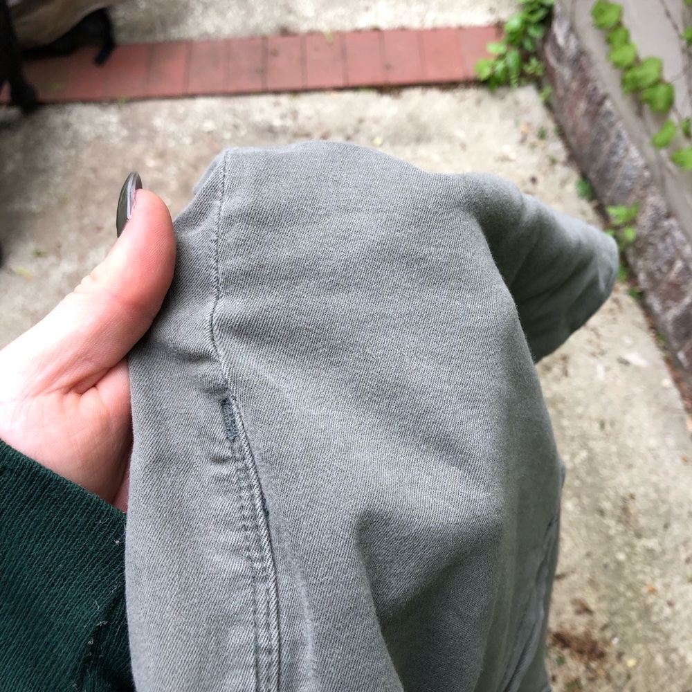 Madewell Olive Green Skinny Jeans - Picture 5 of 5